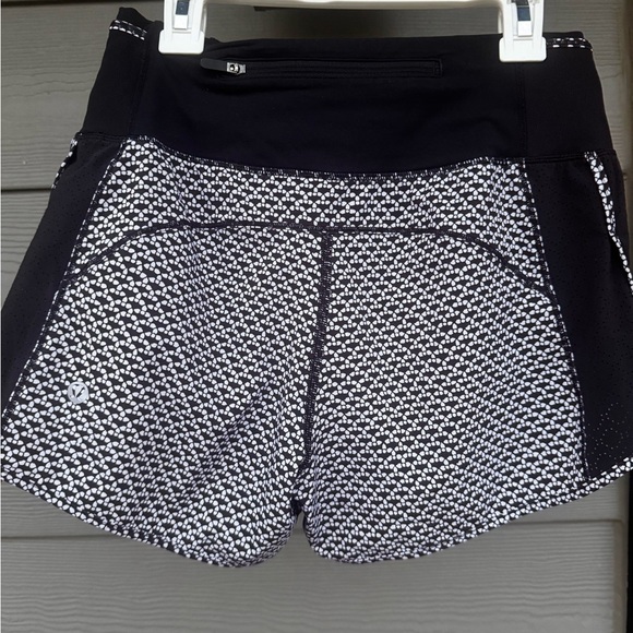 Lululemon Athletica Black and White Athletic Shorts - Picture 2 of 4